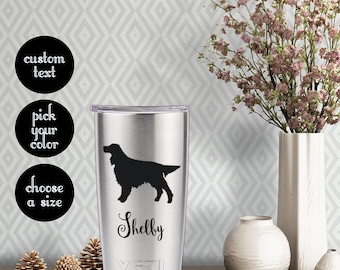 Gordon Setter Decal, Personalized Dog Silhouette