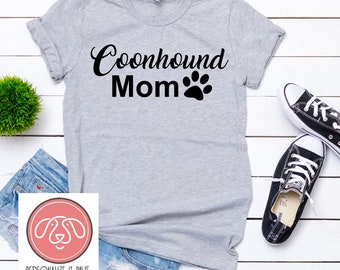 Unisex Coonhound Mom T-SHIRT