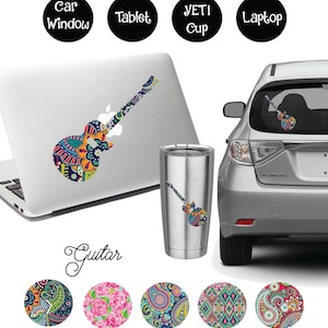 Gitaar decal