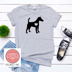 Smooth Fox Terrier Heart Dog T-Shirt