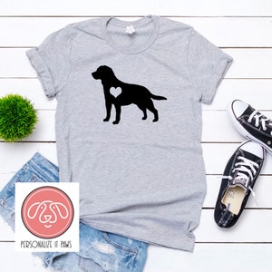 Labrador Retriever Heart Dog T-Shirt