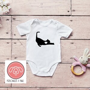 Cat  infant body suit