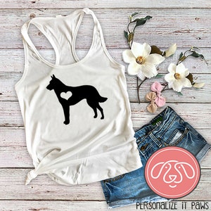 Belgian Malinois Mom Ladies Tank Top