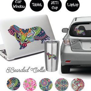 Bearded Collie Decal