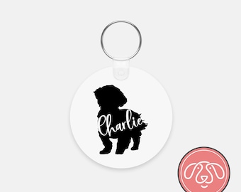 Personalized SHIH TZU Dog Keychain