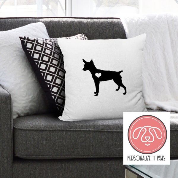 Rat Terrier Pillow Cover