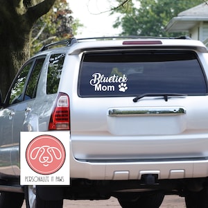 Bluetick Mom Decal