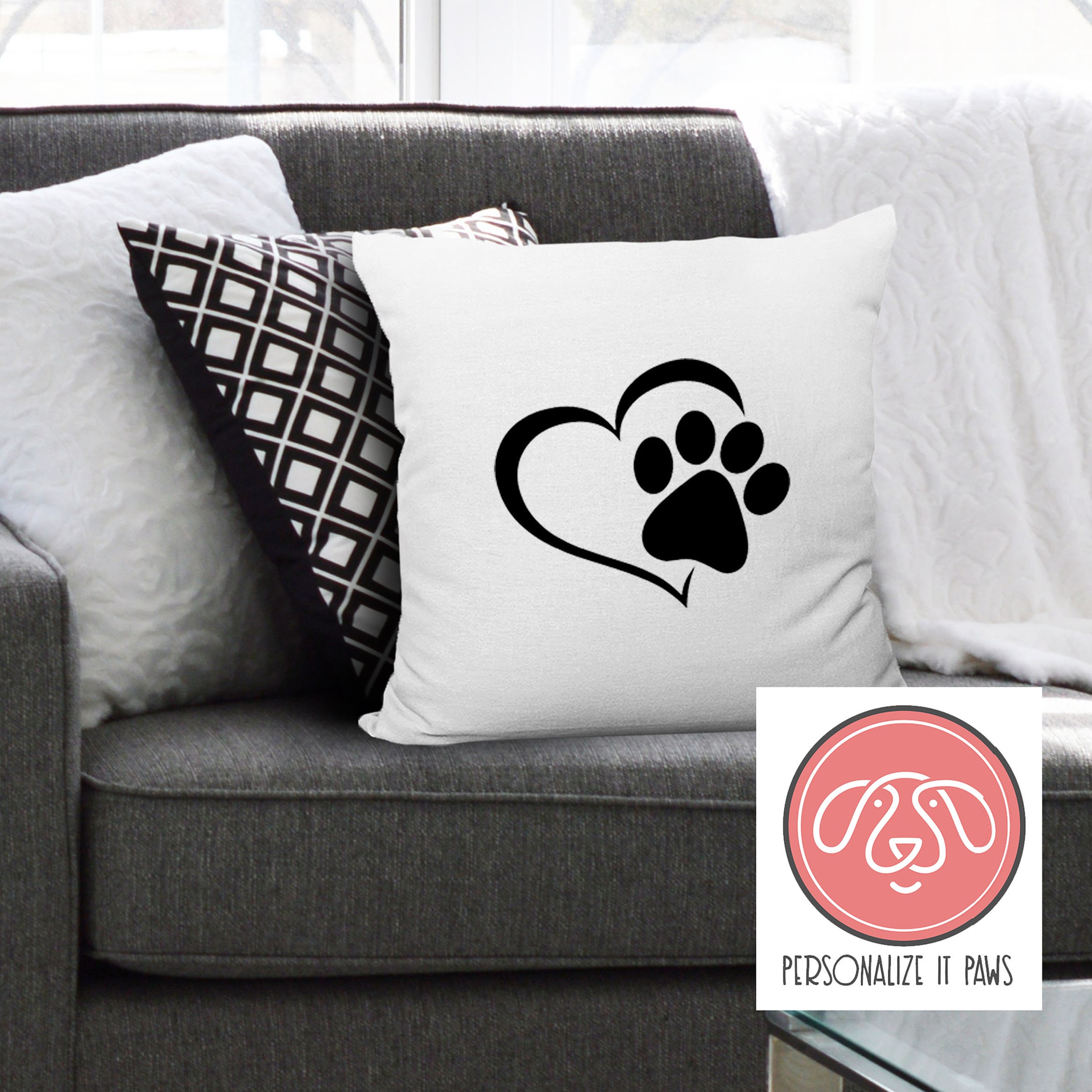 Pillow Cover for The Animal Lover