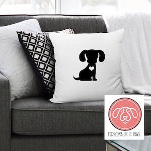 Floppy-Eared Dog Pet Pillow Cover