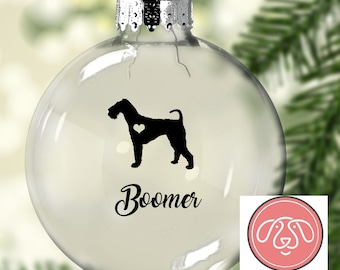 Airedale terrier Christmas Ornament