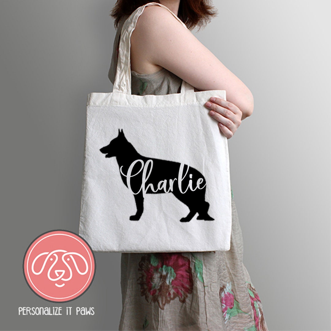 German shepherd tote bag clearance