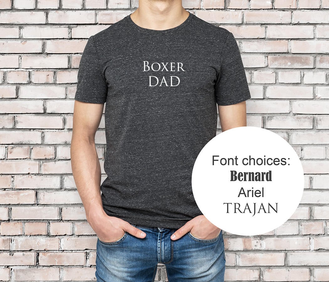Boxer Dad T shirt Etsy Canada