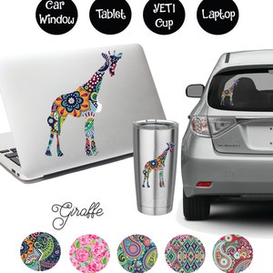 Giraffe Decal 13 INCH