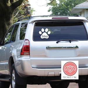 Paw print Decal