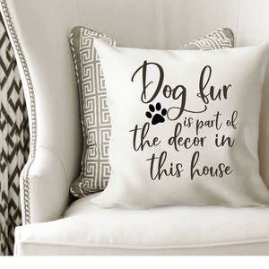 Dog Fur is a part of the decor pillow Cover