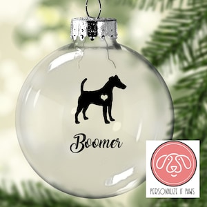 SMOOTH FOX Terrier Christmas Ornament
