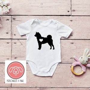 Shiba Inu  infant body suit