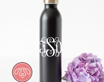 Monogram Initial Decal - Interlocking