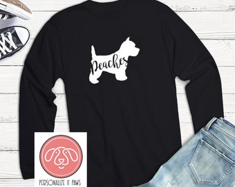 Camiseta de manga larga West Highland Terrier