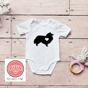 Shetland Sheepdog  infant body suit