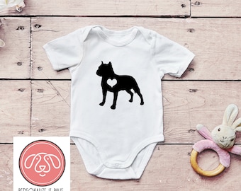 Traje de cuerpo del bebé Pitbull