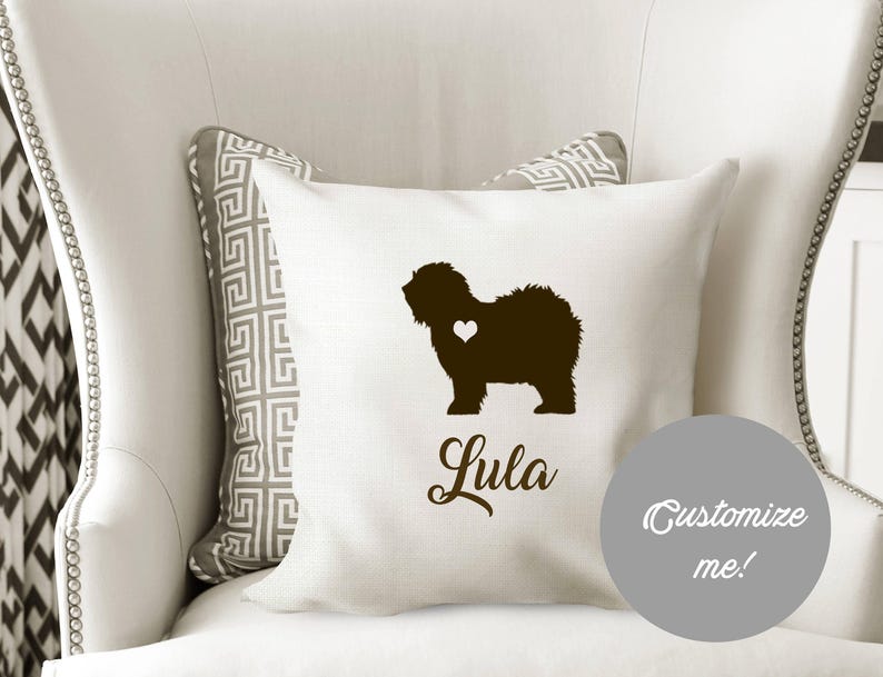 Personalizy Old English Sheepdog Pillow Cover