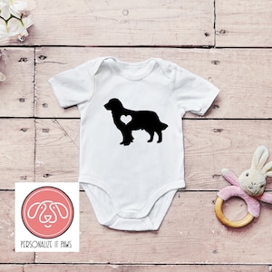 Golden Retriever  infant body suit