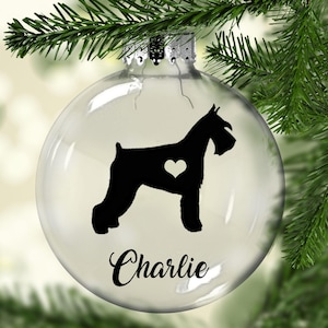 GIANT SCHNAUZER Ornement de Noël