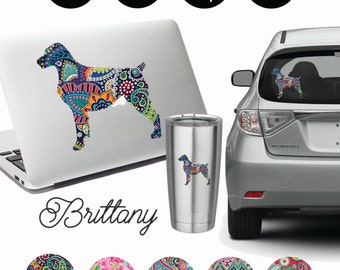 Brittany Spaniel Decal