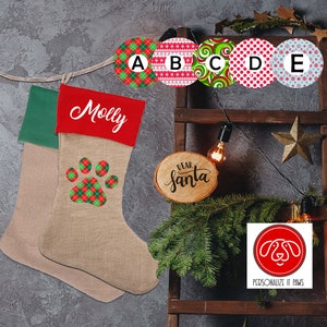 Paw Personalized Stocking