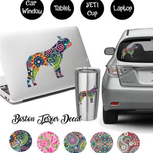 Boston Terrier Decal