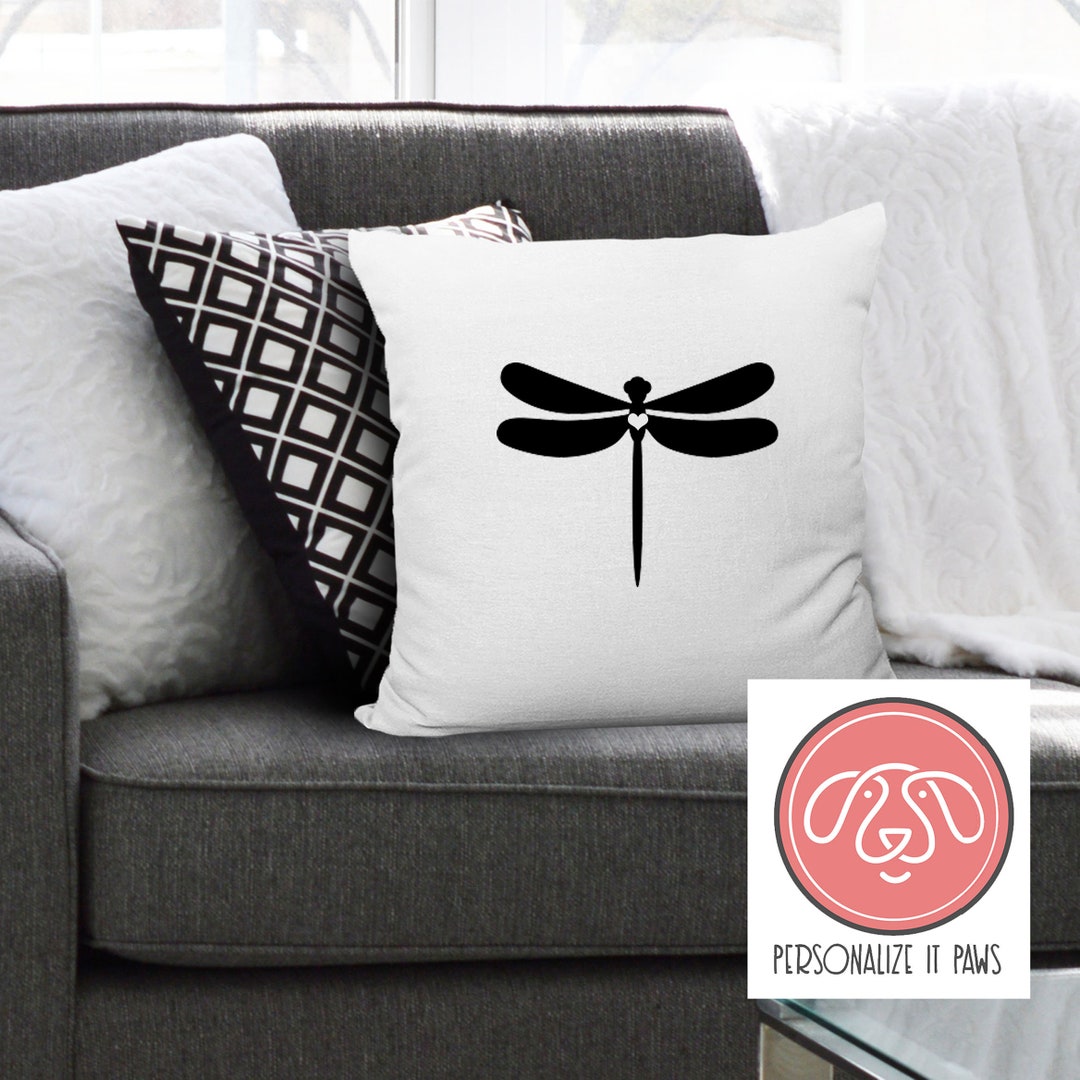 Dragonfly Pillow Cover Etsy