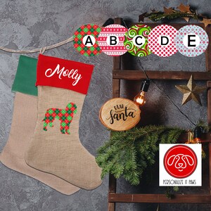 Labradoodle Personalized Stocking