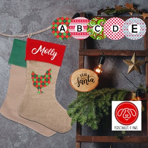 Hen Personalized Stocking