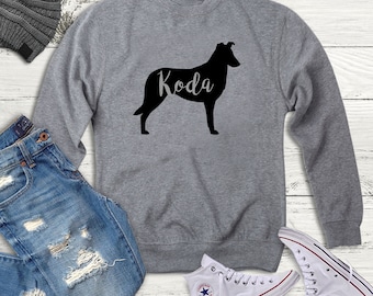 Soepel collie-sweatshirt