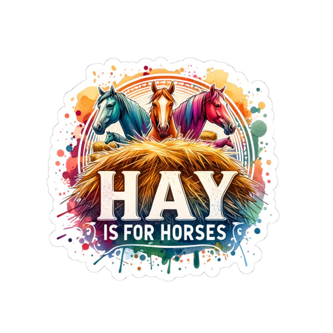 Colorful Horse Stickers 