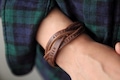 Personalized Gift, Mens Leather Bracelet, Family Names Bracelet, Custom Names Bracelet, Gift for Him, Fathers Day Gift, for dad