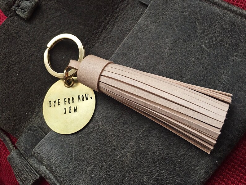 Personalized Keychain, Tassel Keychain,Anniversary gift, Birthday Keychain, Gift for Her image 5
