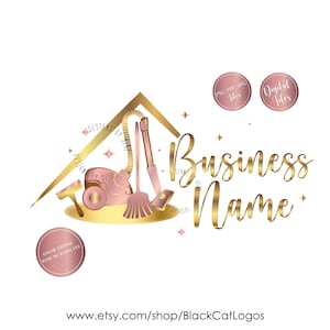 Cleaning Logo, Logo Design Template, House cleaning logo, Cleaning Service Logo, Housemaid Logo, Maid Service Logo, House Chores Logo design