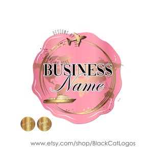 Travel Logo, tourism logo, plane ship cruise logo, travel agent logo, travel agency logo, branding package, graphic design, voyage logo