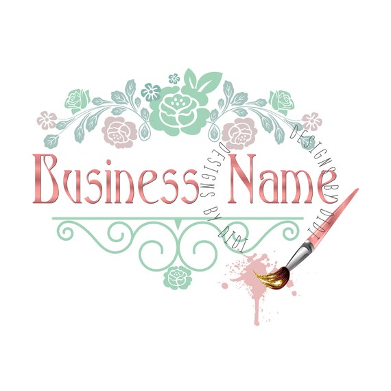 Painter Logo Design Painter Artist Logo Pastel Painter Logo Etsy