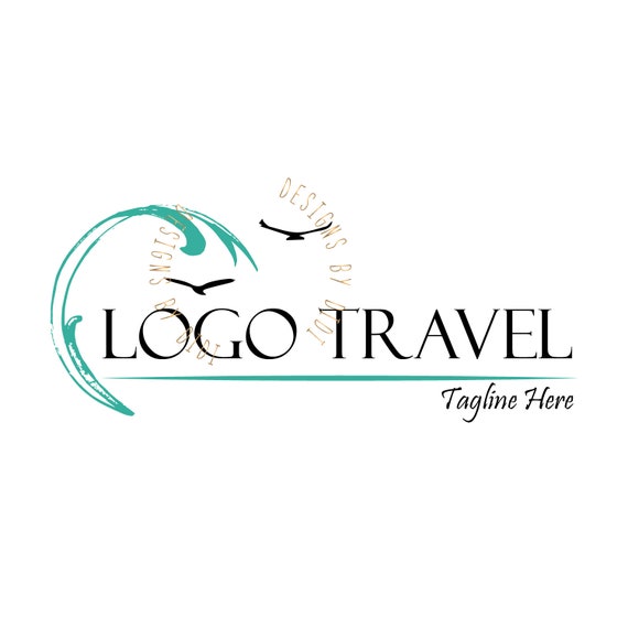Premade Travel Agency Logo Design, Vector Logo (Digital Files)