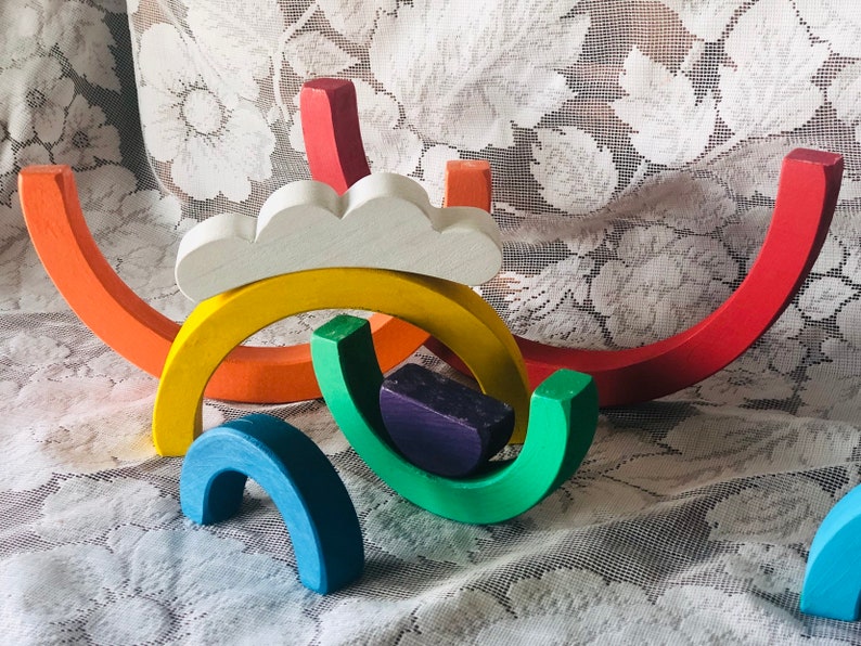 Wooden Rainbow Toy
