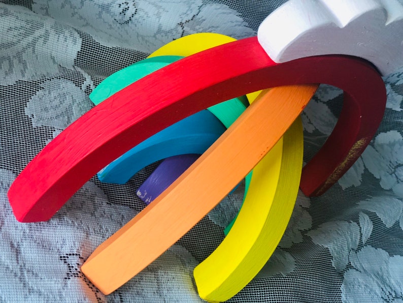 Wooden Rainbow Toy