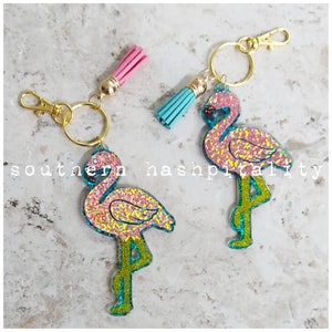 Flamingo Keychain -Large