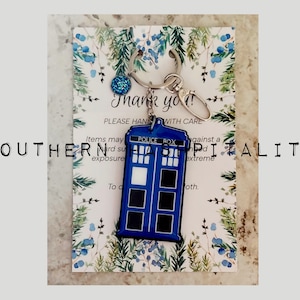 Police Box Keychain