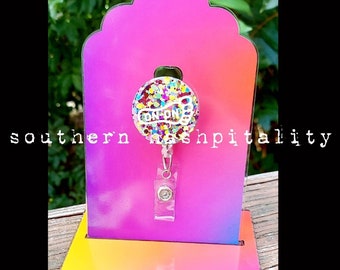ON-ON Retractable Glitter Badge Reels