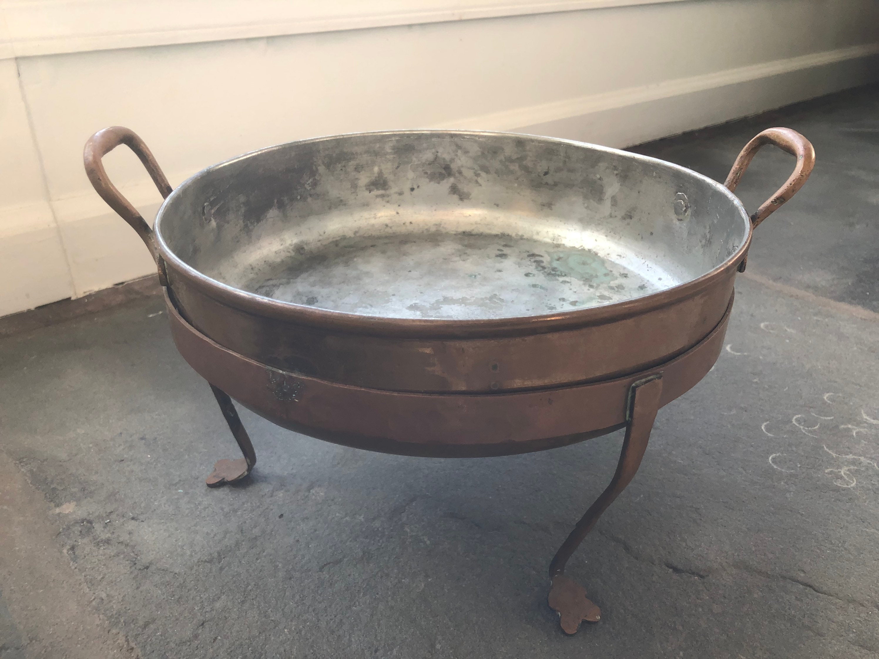 Vintage Copper Chafing Dish Etsy