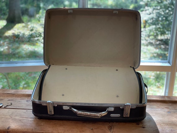 Vintage American Tourister Hardcase Luggage Brown - s… - Gem