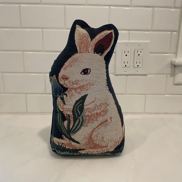 Rabbit Door Stopper Etsy